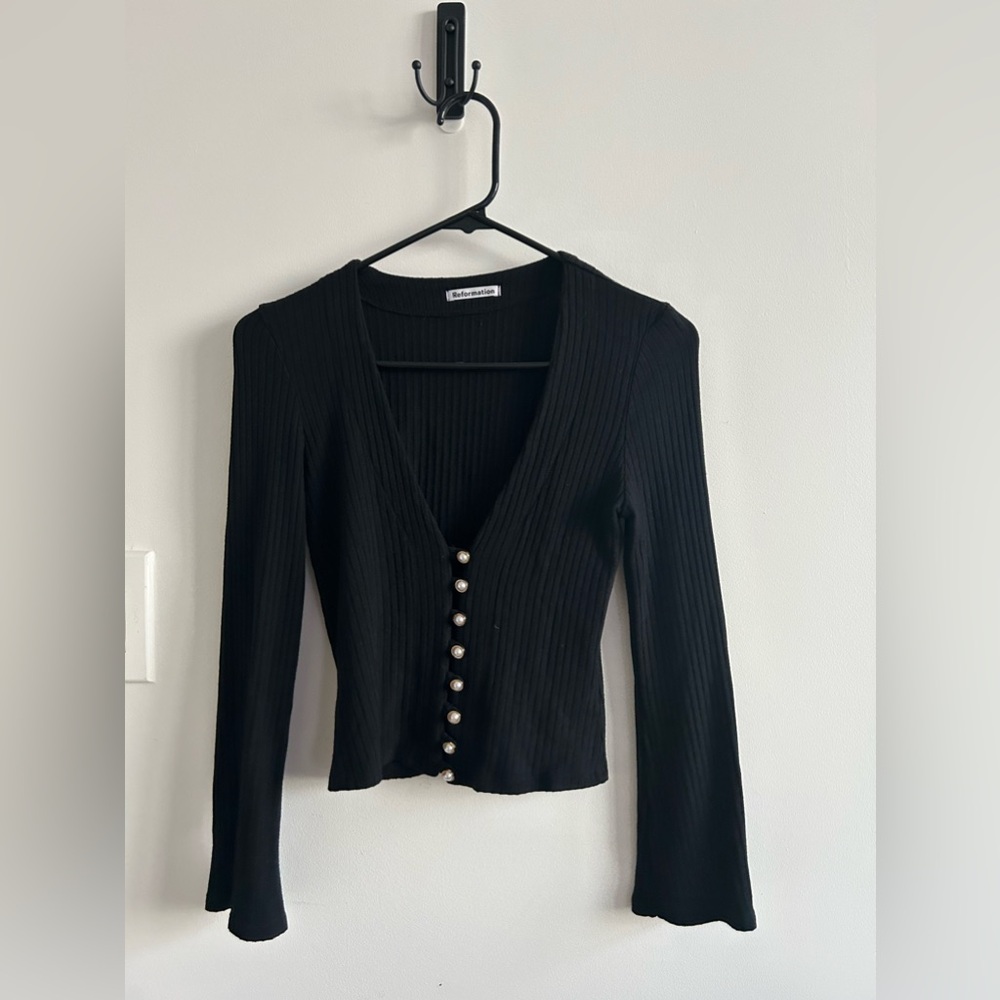 Reformation Knit Blouse